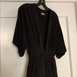 Reformation Dresses - Reformation black jersey low v dress Reformation Dresses - Reformation black jersey low v dress